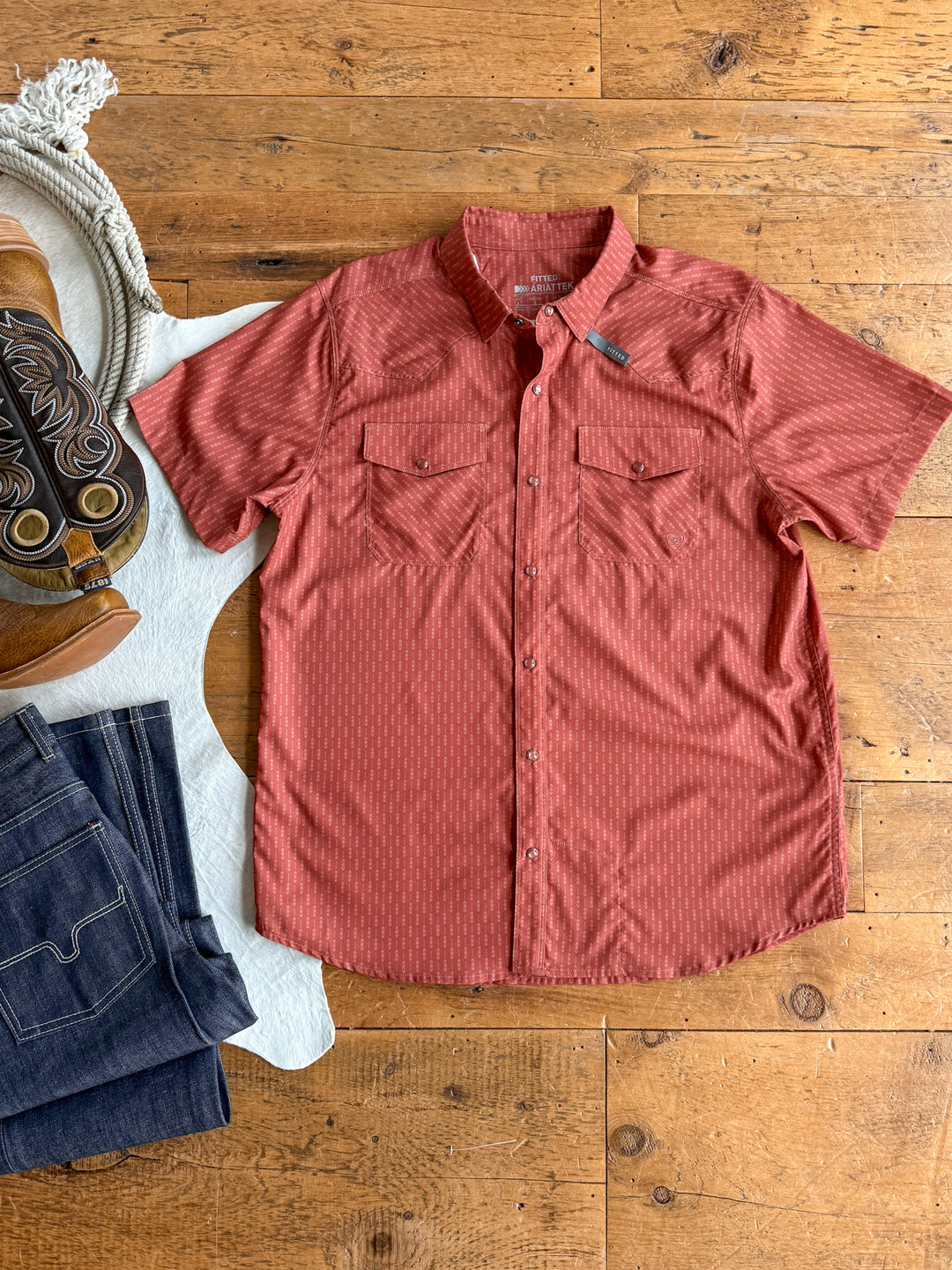 Longford Ariat Men's Southwest Pearl Snap
