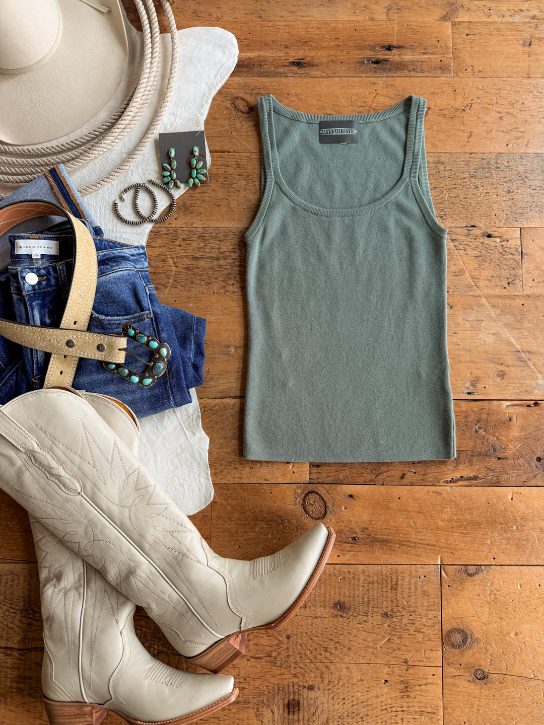 Kaplan Blue Sage Scoop Tank