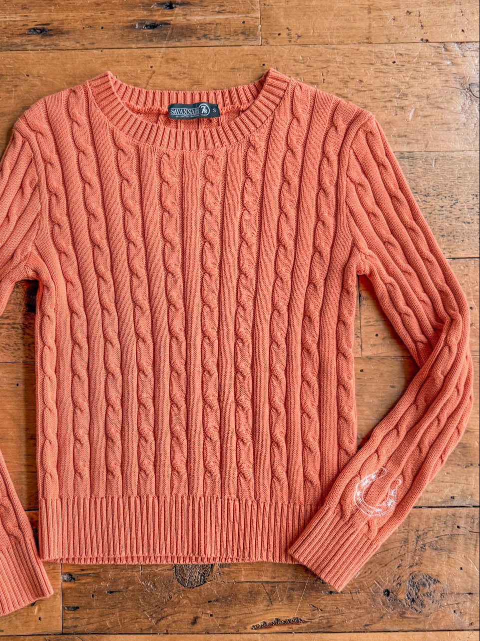 Luck Orange Cable Knit Sweater {Exclusive}