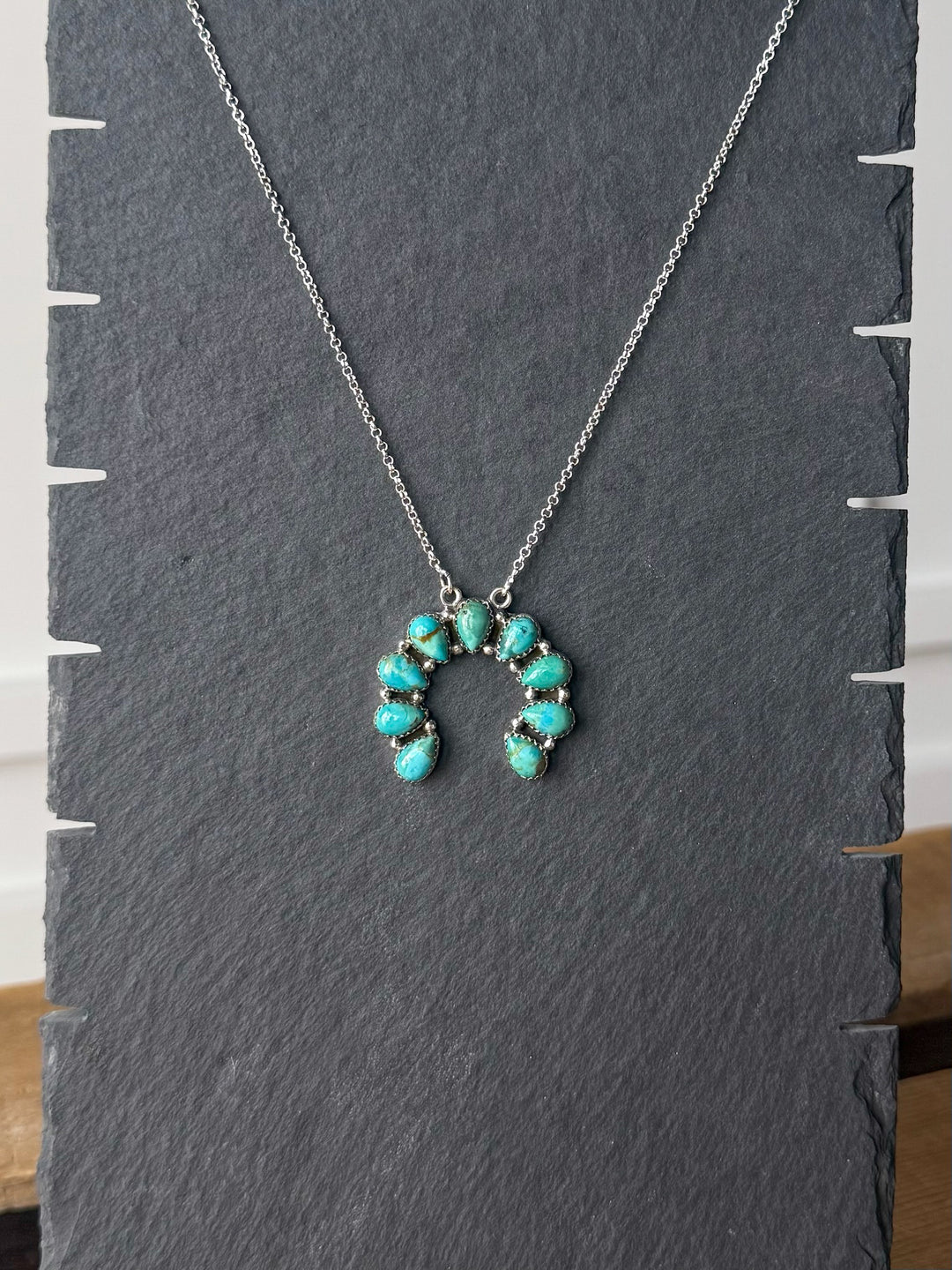 Tekamah Turquoise Squash Necklace