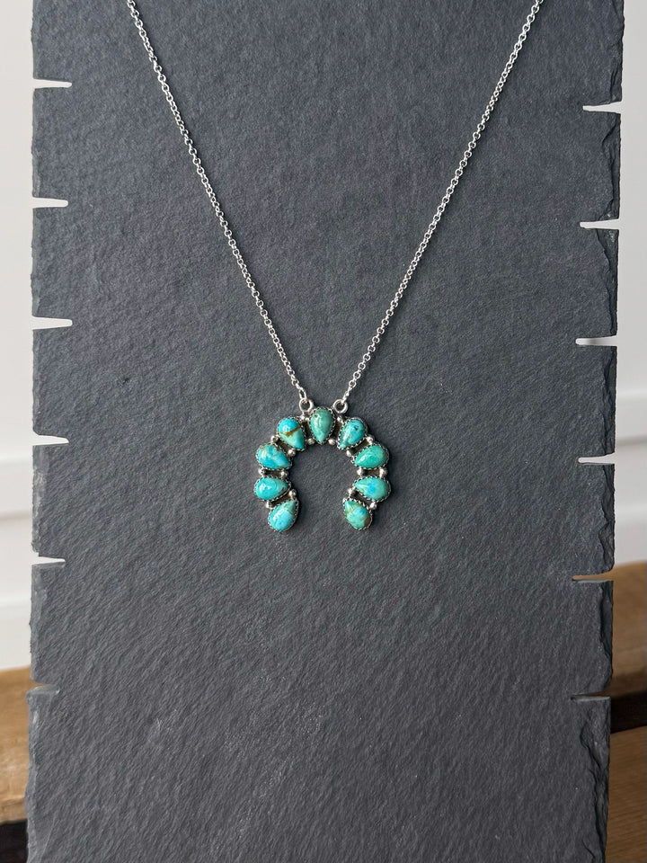 Tekamah Turquoise Squash Necklace