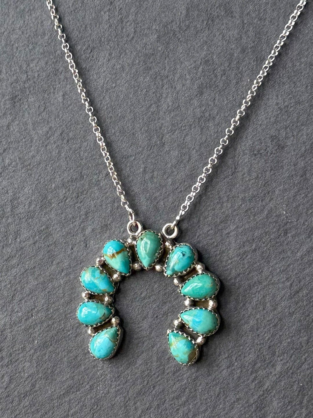 Tekamah Turquoise Squash Necklace
