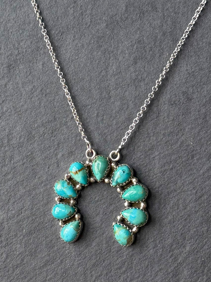 Tekamah Turquoise Squash Necklace