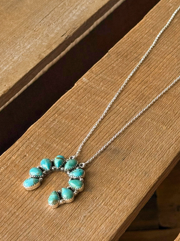 Tekamah Turquoise Squash Necklace