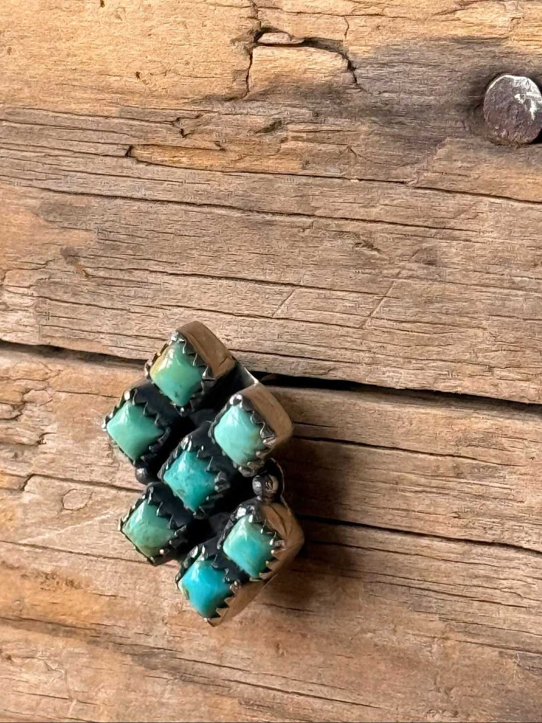 Cisco Turquoise Cluster Earrings