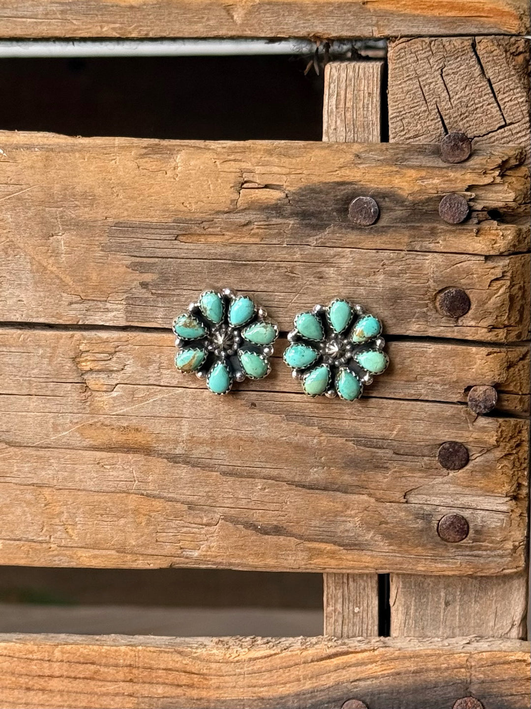 Medina Turquoise Cluster Earrings