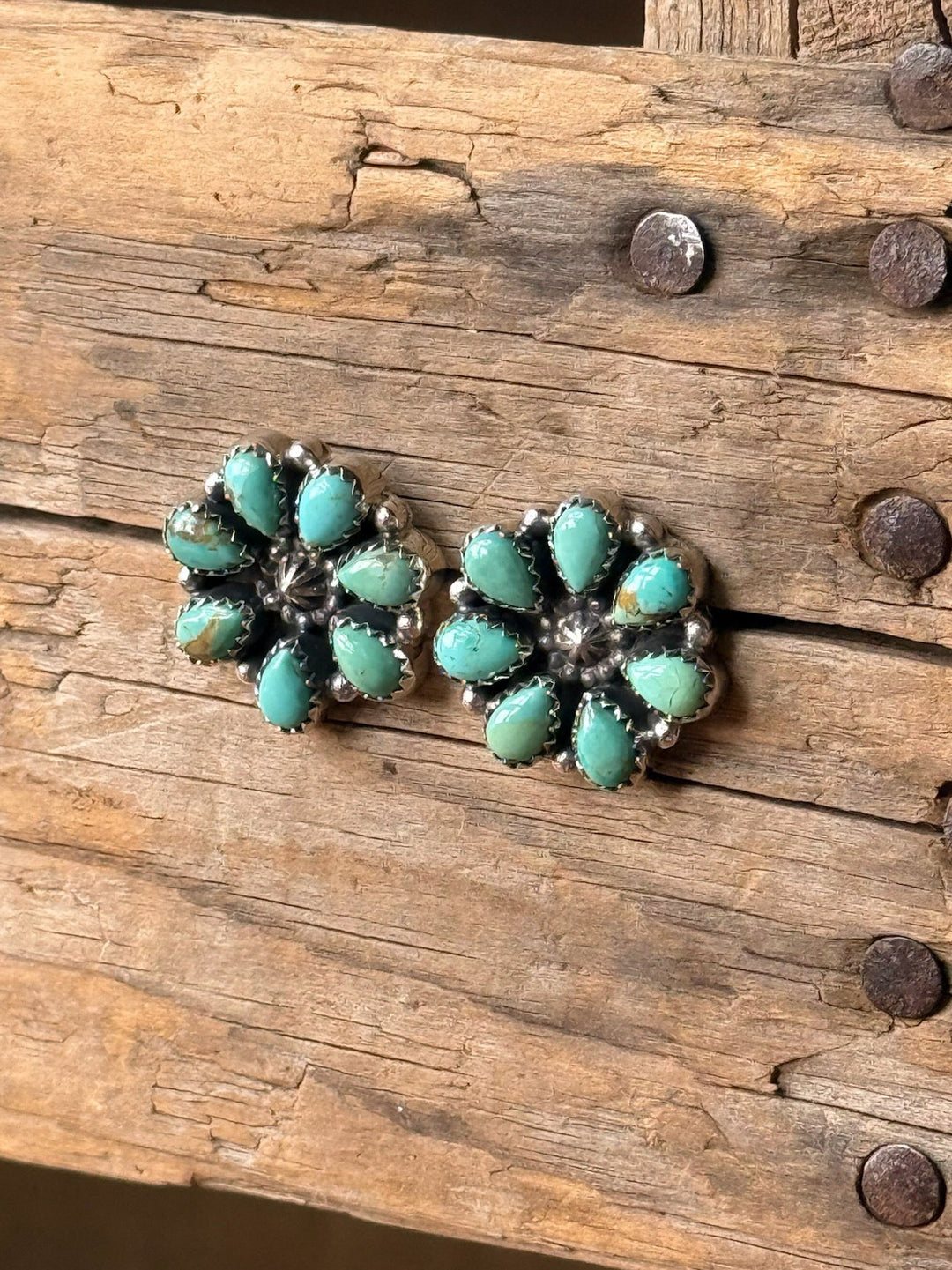 Medina Turquoise Cluster Earrings