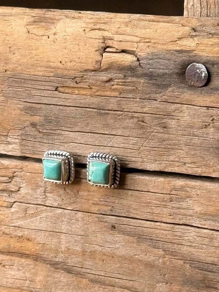 Hinton Turquoise Stud Earrings