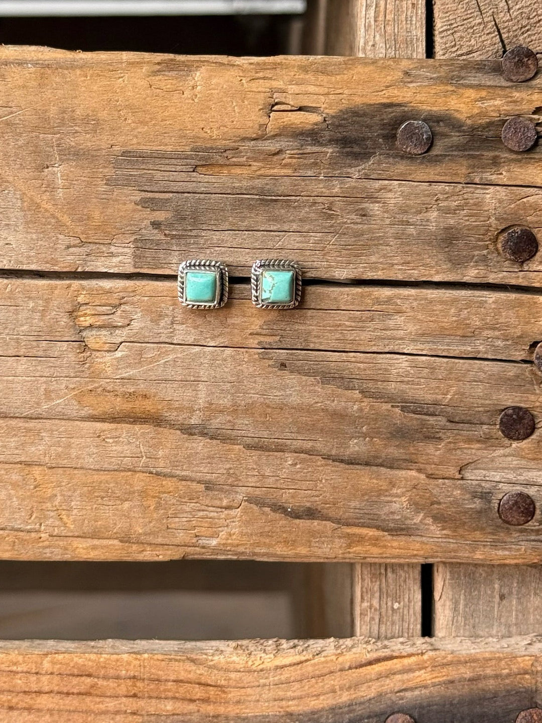 Hinton Turquoise Stud Earrings