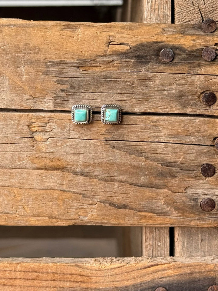 Hinton Turquoise Stud Earrings