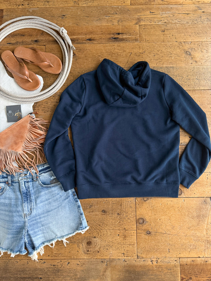 Out West Midnight Navy Hoodie