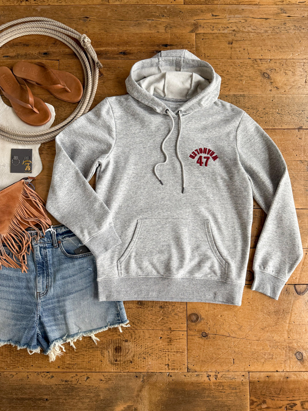 Winnsboro Heather Grey Hoodie