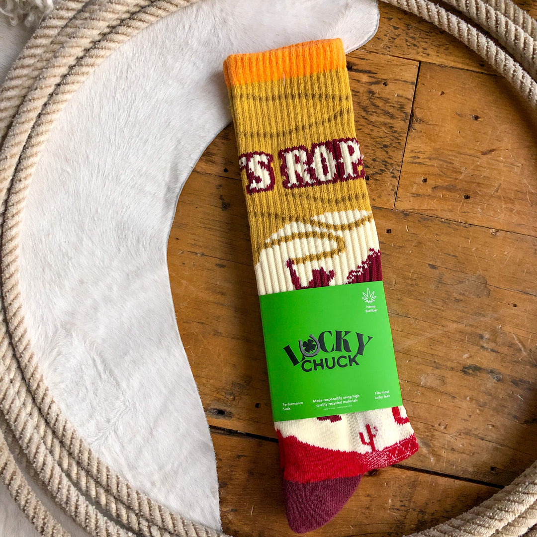 Let's Rope Crew Sock