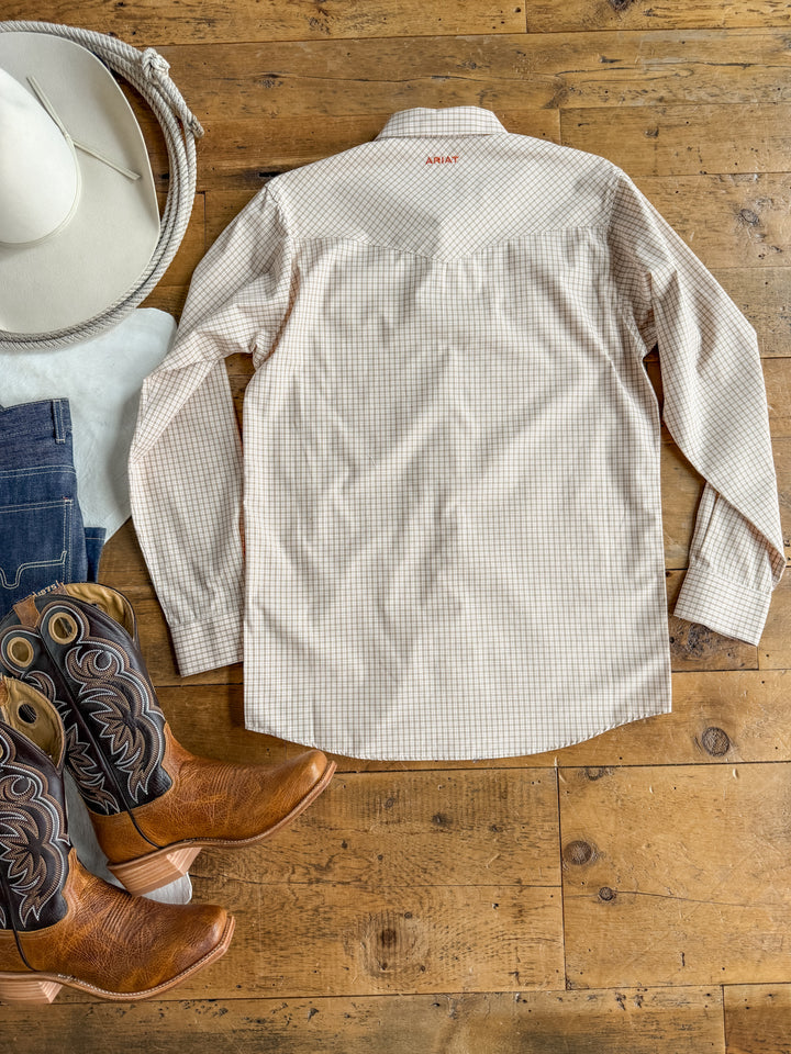 Lyford Ariat Men's Plaid Pearl Snap