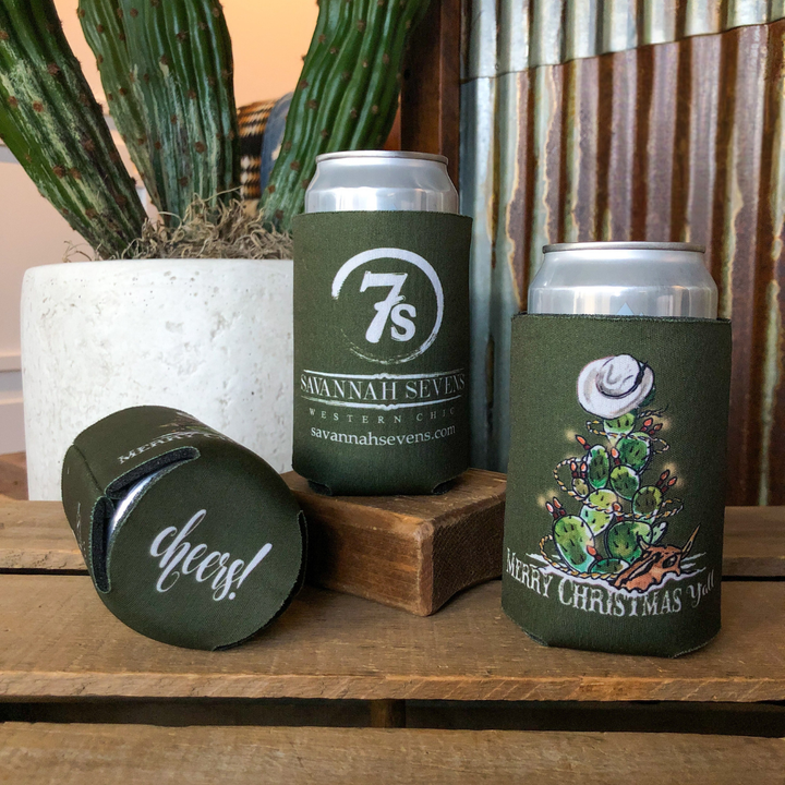 Merry Christmas Y'all Koozie