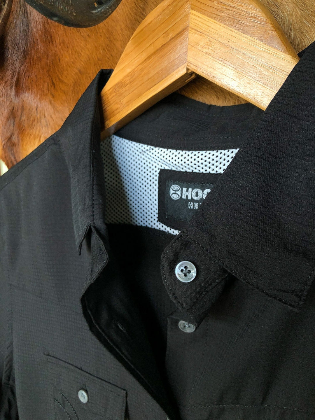 Amargosa Hooey Black Button Up