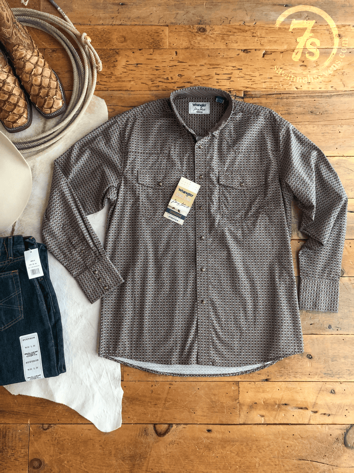 Angus Wrangler Men's Southwest Button Up