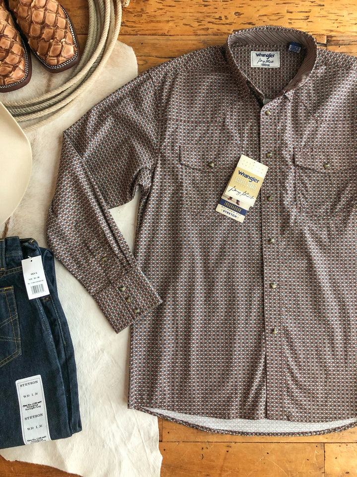 Angus Wrangler Men's Southwest Button Up