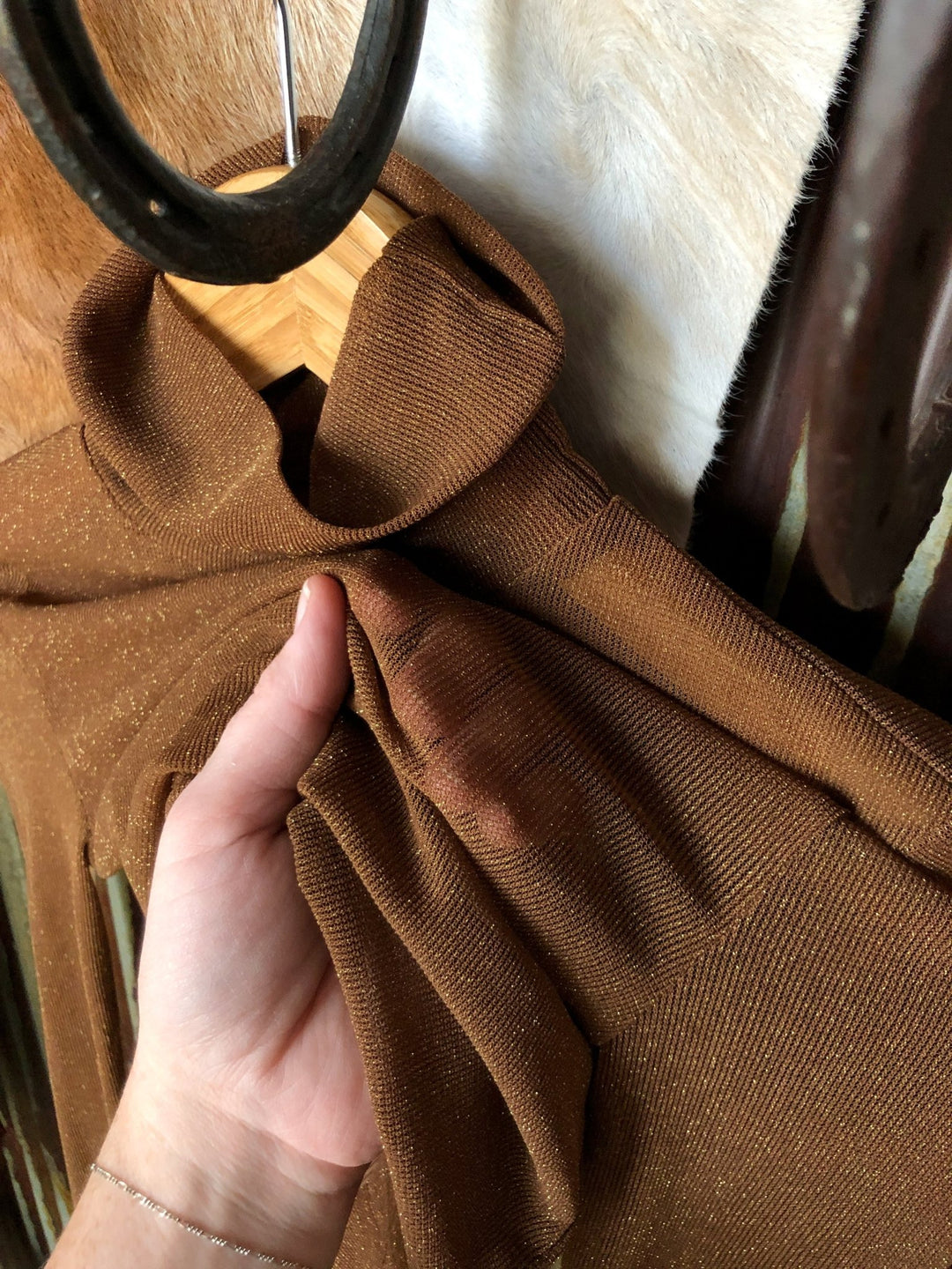 Arbela Carmel Fleck Top