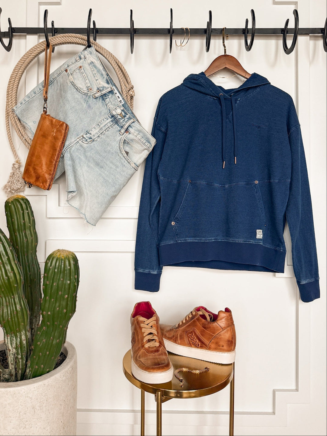 Atwood Kimes Denim Hooded Pullover