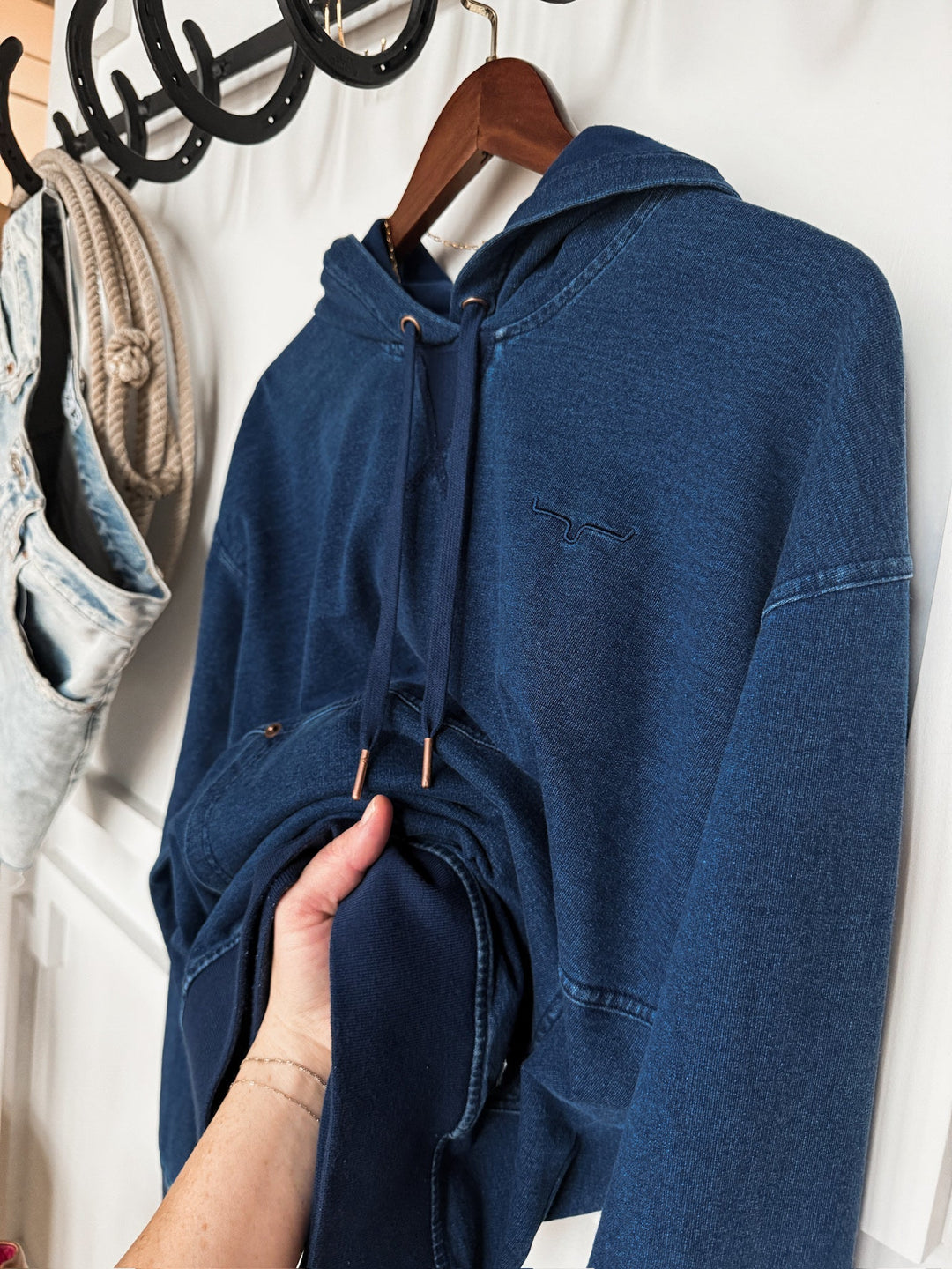 Atwood Kimes Denim Hooded Pullover