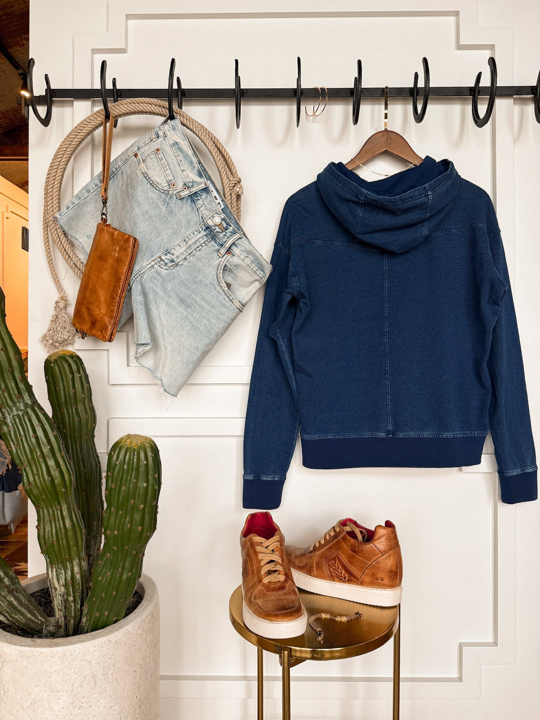 Atwood Kimes Denim Hooded Pullover