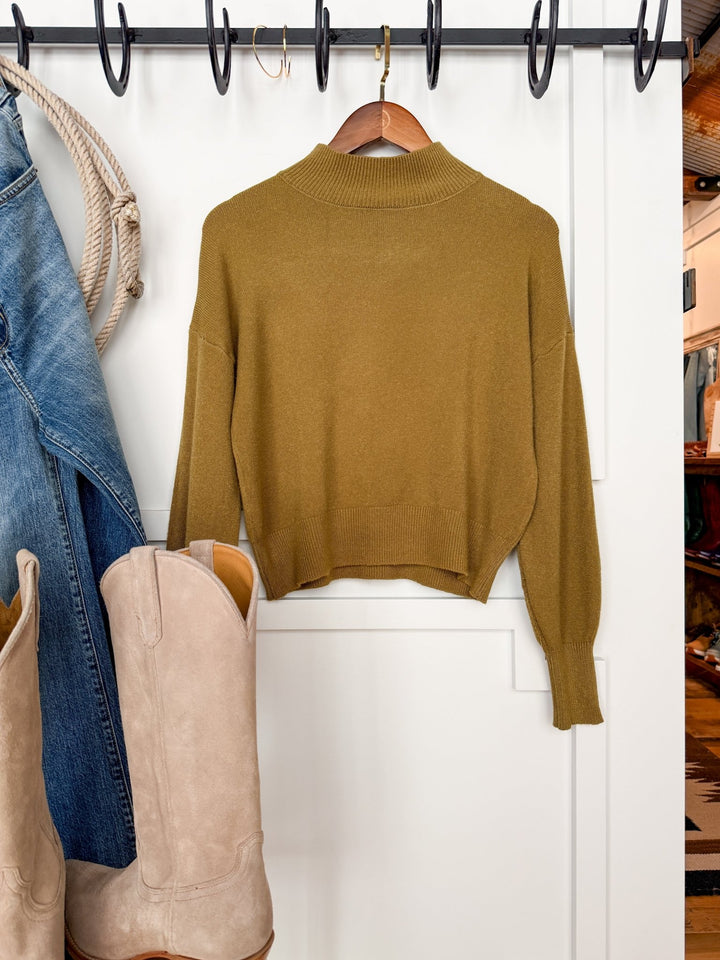 Augusta Olive Knit Top