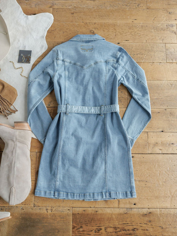 Austell Denim Button Up Dress