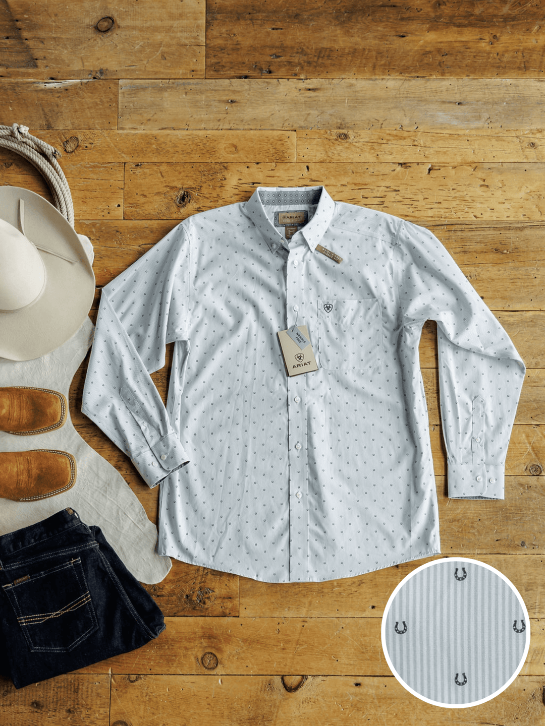 Austin Ariat Men's Southwest Button Up