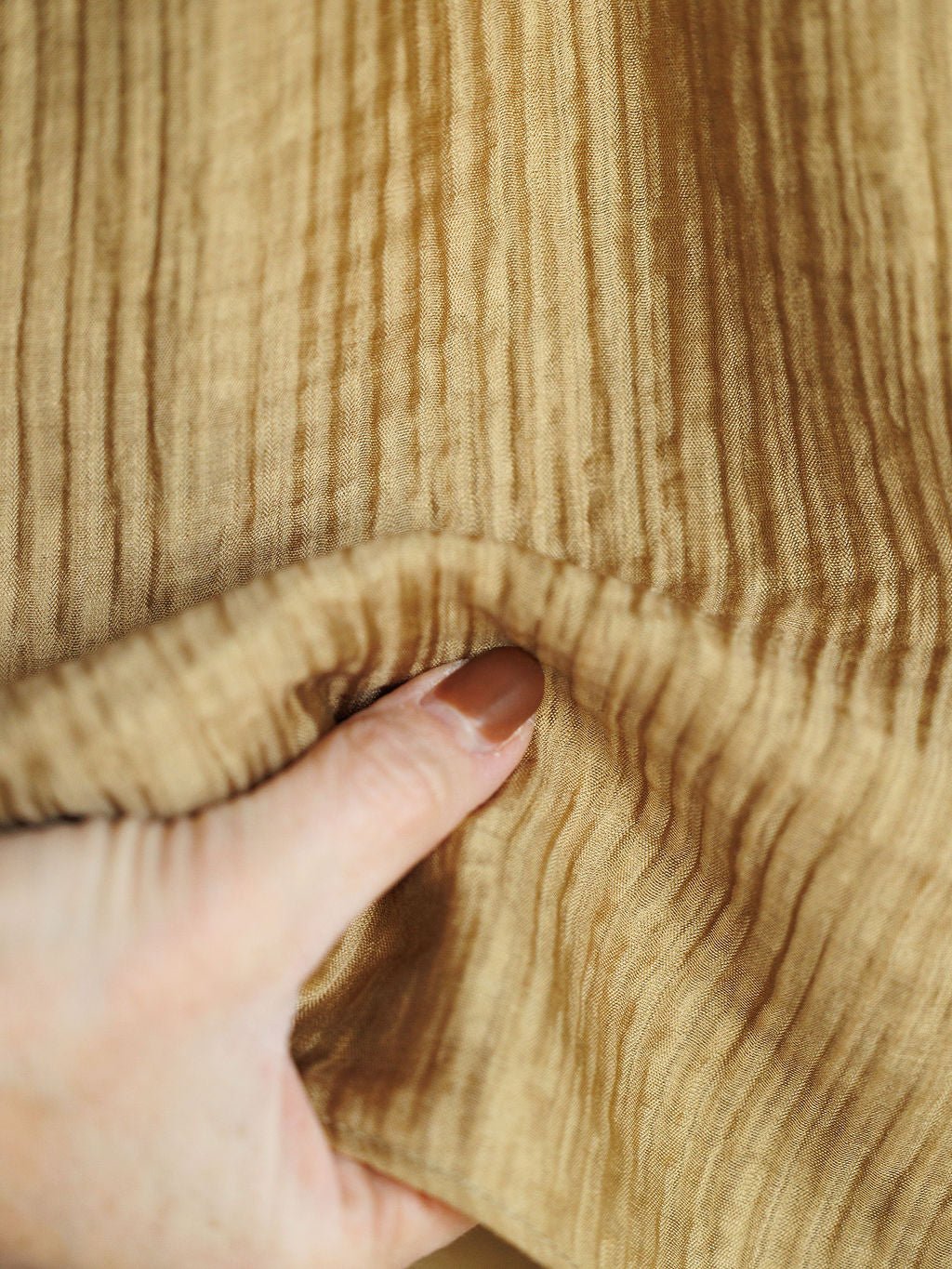 Avondale Golden Crinkle Top