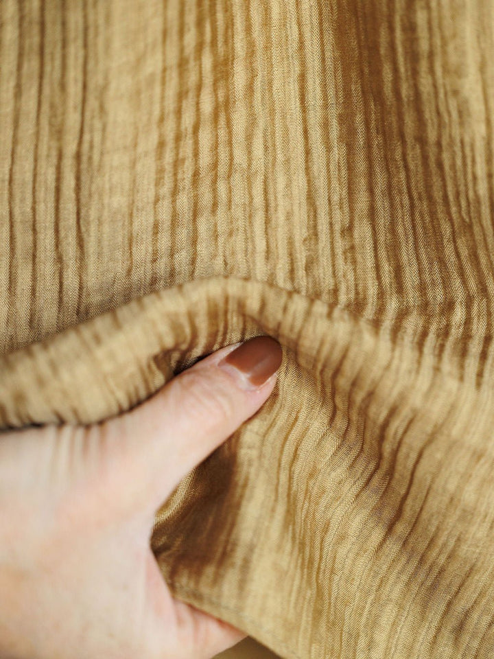 Avondale Golden Crinkle Top