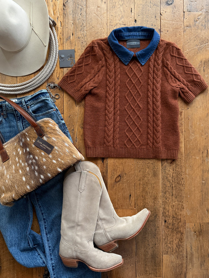 Bellevue Cinnamon Sweater Top