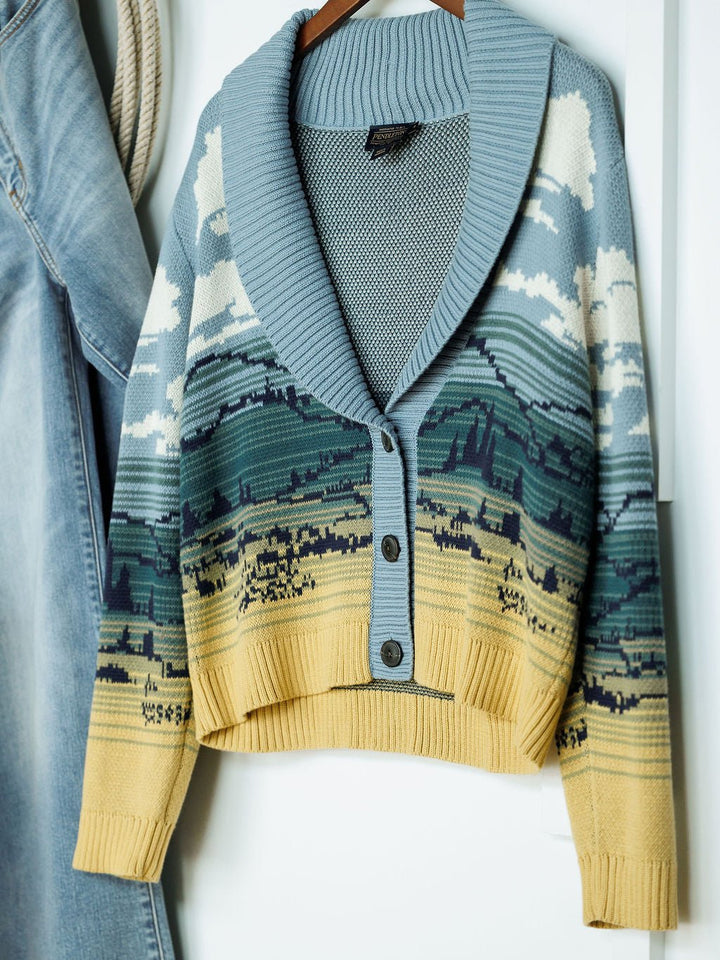 Big Sky Pendleton Knit Cardigan
