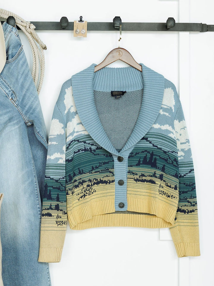 Big Sky Pendleton Knit Cardigan