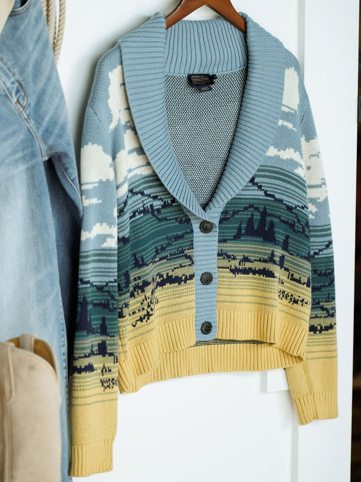 Big Sky Pendleton Knit Cardigan