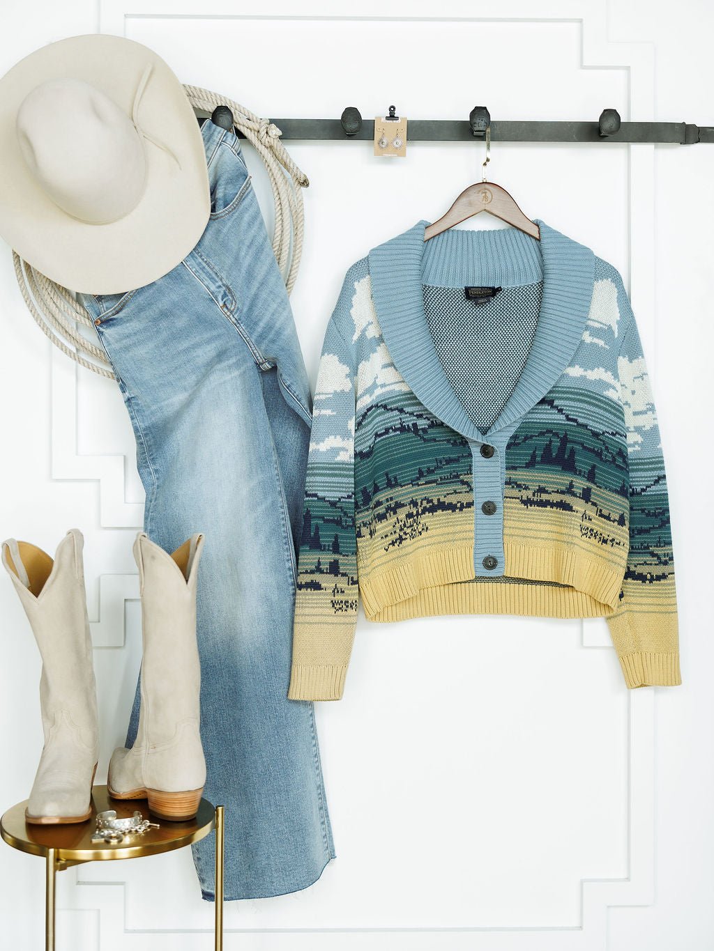 Big Sky Pendleton Knit Cardigan
