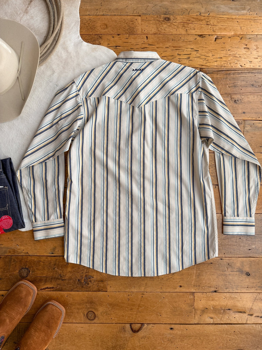 Blakemore Ariat Men's Striped Pearl Snap