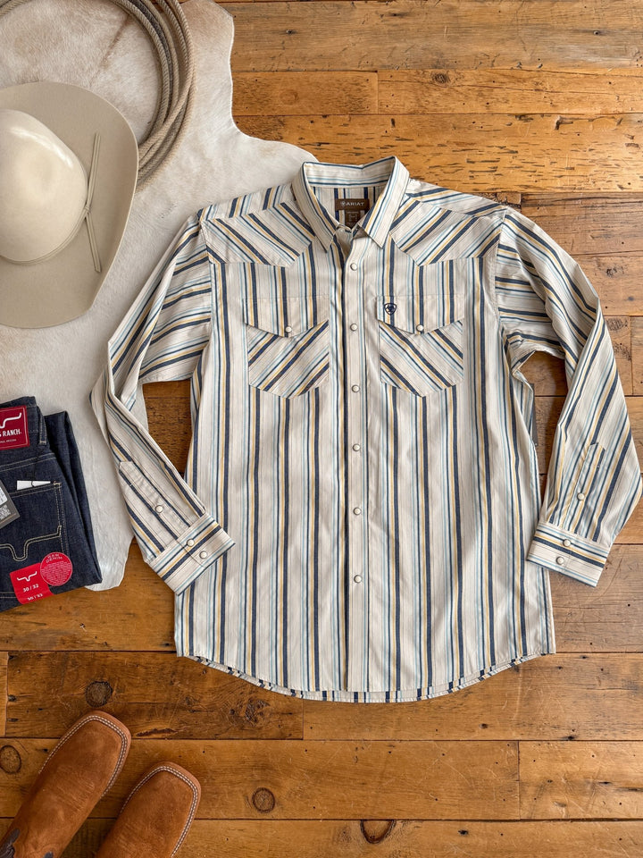Blakemore Ariat Men's Striped Pearl Snap