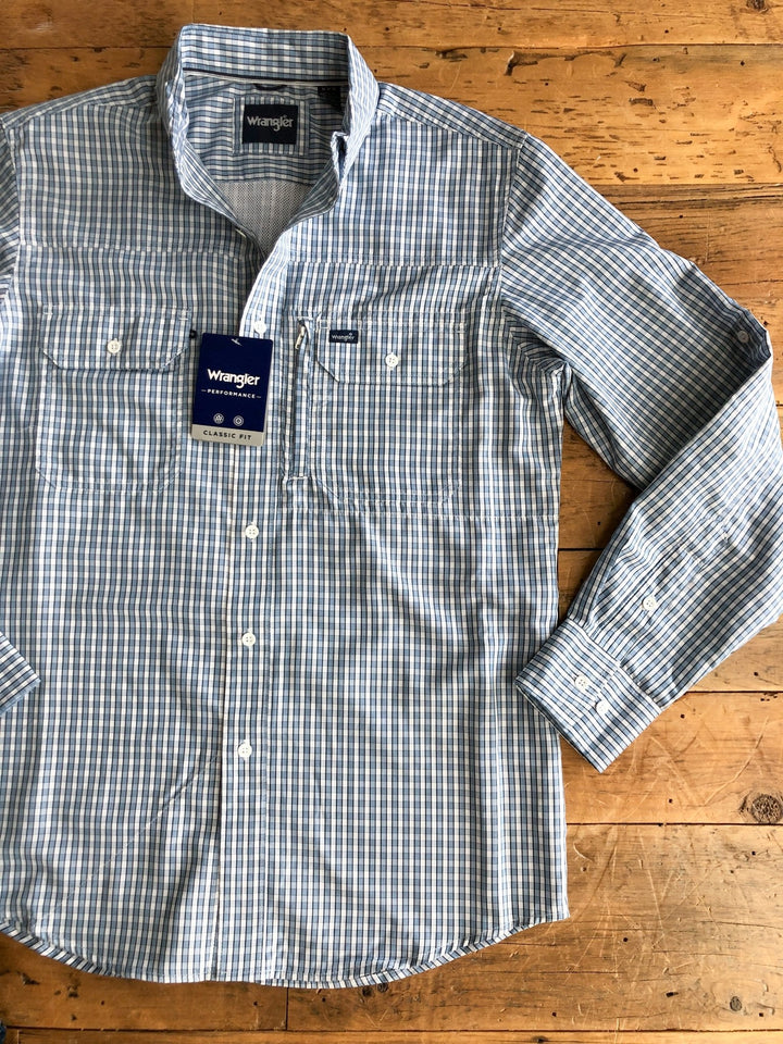 Bowman Wrangler Men's Plaid Button Up