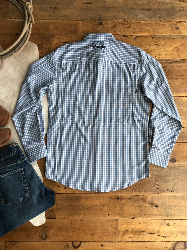 Bowman Wrangler Men's Plaid Button Up