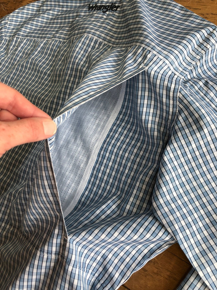 Bowman Wrangler Men's Plaid Button Up