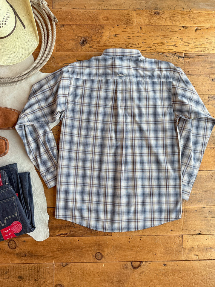 Brockton Ariat Men's Plaid Button Up