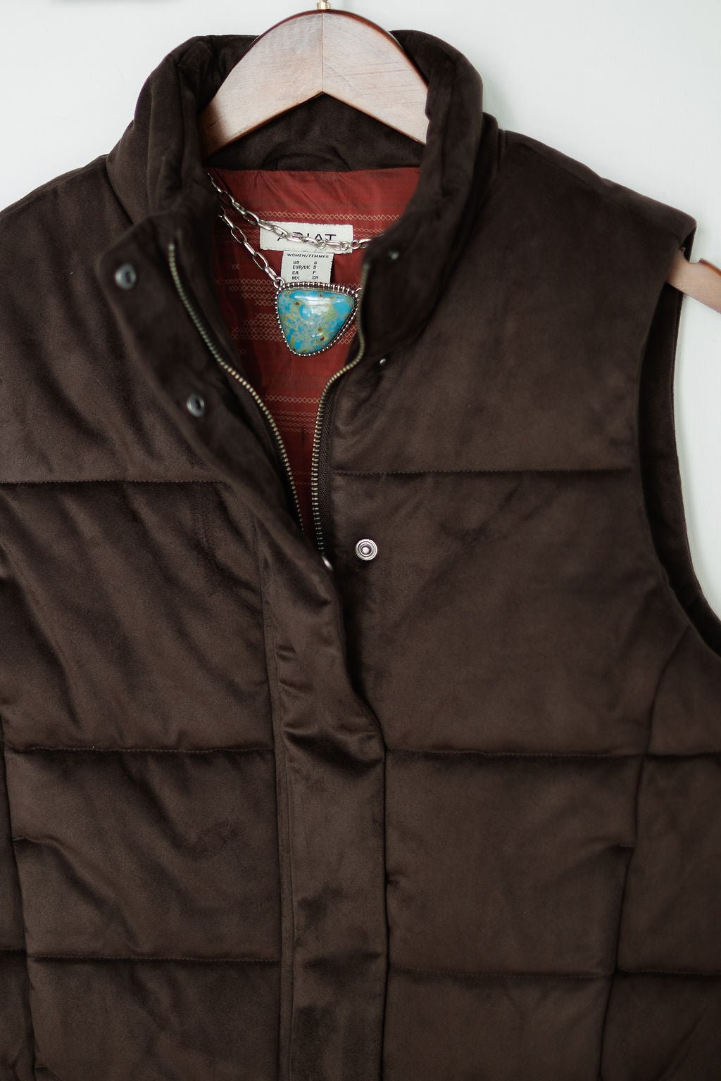 Bromley Chocolate Puffer Vest