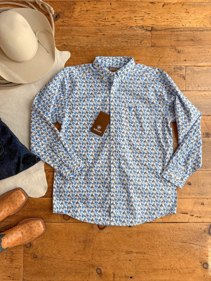 Buckman Ariat Men's Western Graphic Button Up