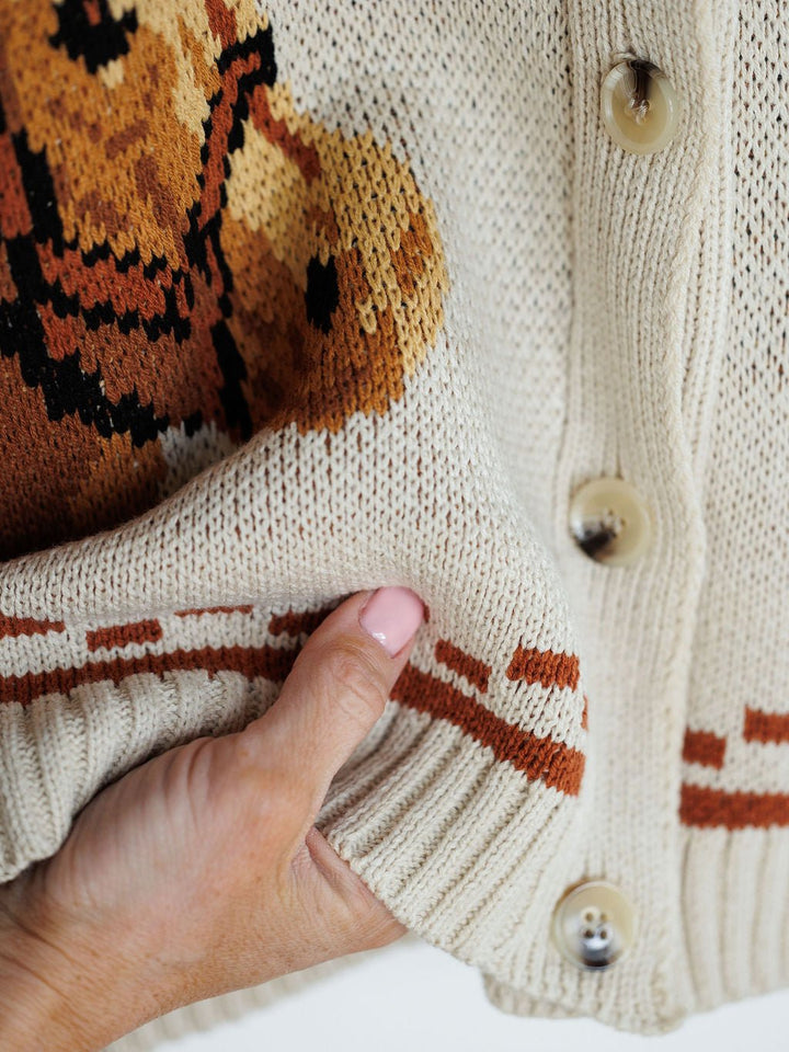 Caballo Oatmeal Western Cardigan