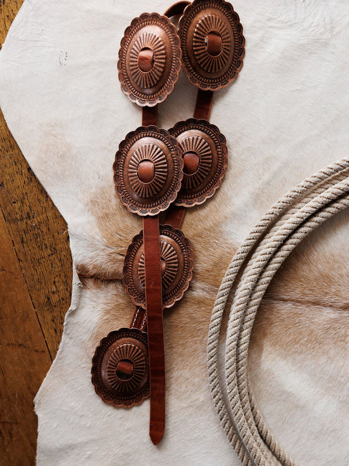 Calexico Copper Concho Belt