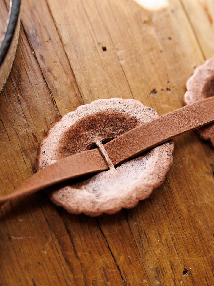 Calexico Copper Concho Belt