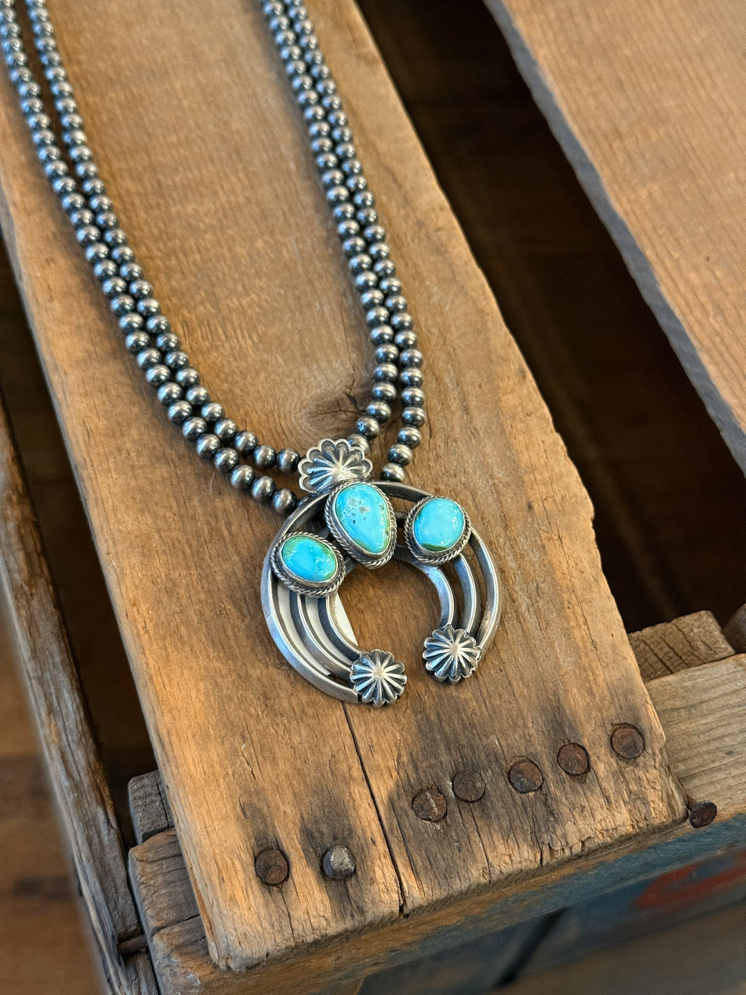 Calimesa Turquoise Naja Necklace