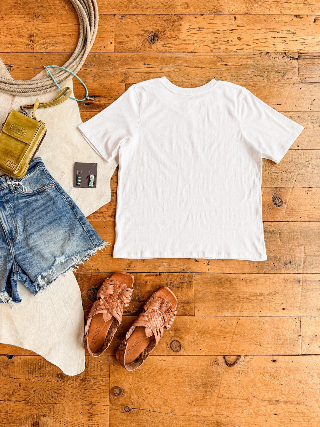 Campbell White Basic Tee