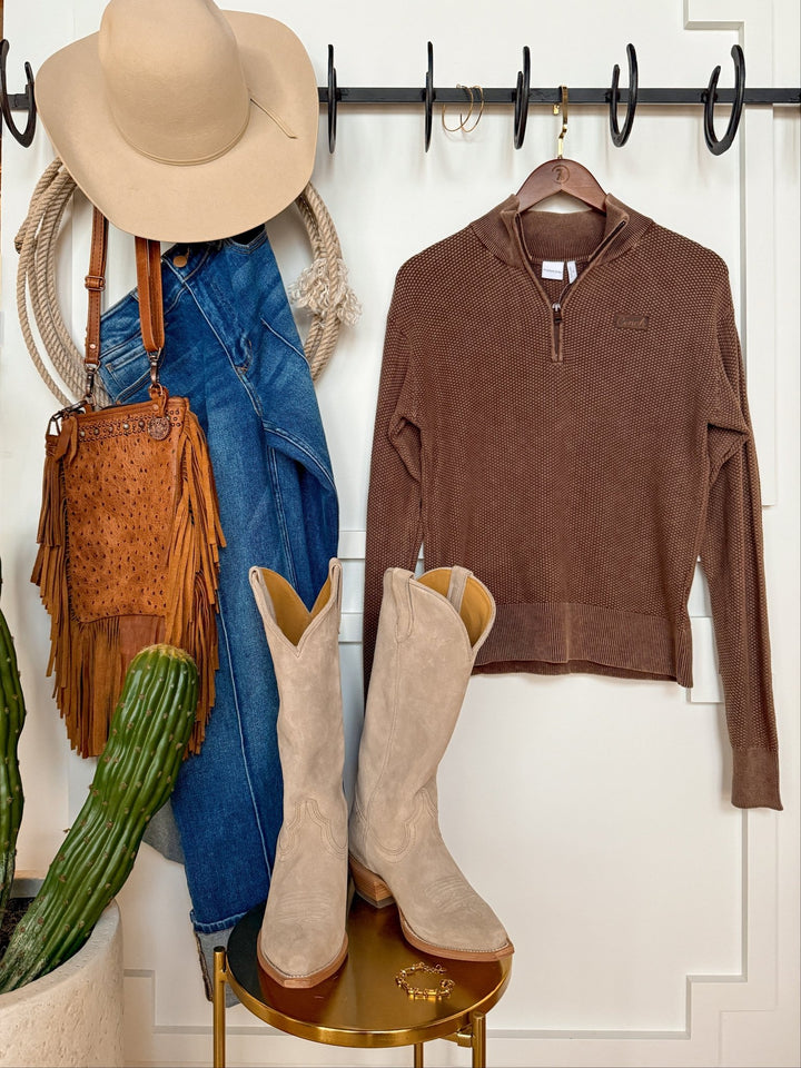 Canby Bark Quarter Zip